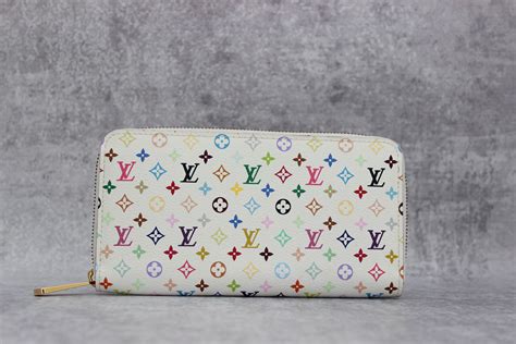 white multicolor louis vuitton wallet|authentic louis vuitton multicolor wallet.